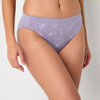 Ambrielle Womens Seamless High Cut Panty In Sand