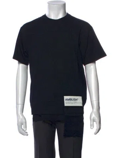 Pre-owned Ambush 2021 Crew Neck T-shirt W/ Tags In Black