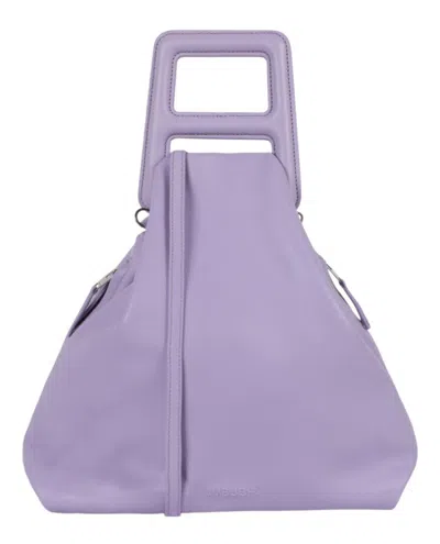 AMBUSH A-HANDLE LEATHER SHOULDER BAG