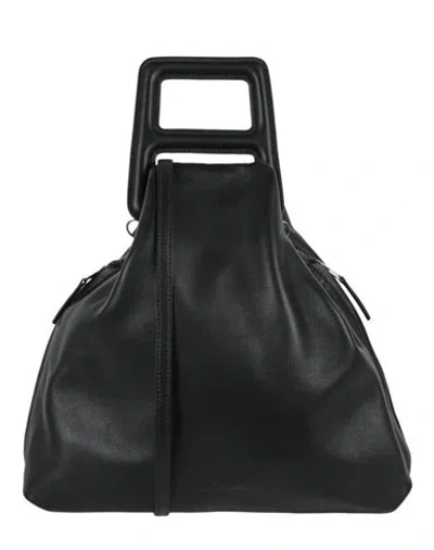 Ambush A-handle Leather Shoulder Bag Woman Handbag Black Size - Calfskin