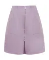 Shop Ambush A-line Midi Skirt In Purple