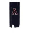 Ambush Navy Knit Scarf In Black