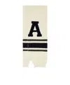 Ambush Off-white Knit Scarf In Black