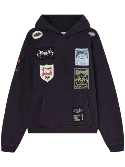 Ambush After Hooded Sweatshirt In Blue