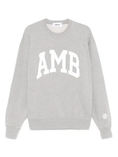 Ambush Amb Graphic Sweatshirt In Grey