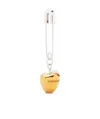 Ambush Apple Charm Earring Gold  No Color In White