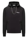 Ambush Knit Hoodie Kangaroo Pocket In Black