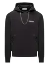 Ambush Knit Hoodie Kangaroo Pocket In Black