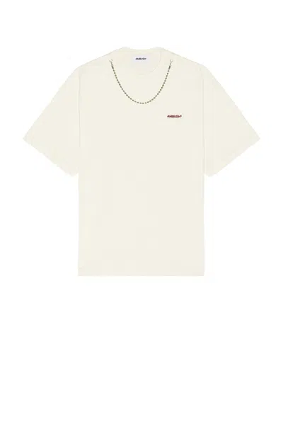 Ambush Ballchain T-shirt In Tofu Tap