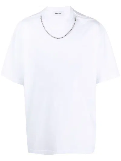 Ambush Ballchain Tshirt Clothing In White