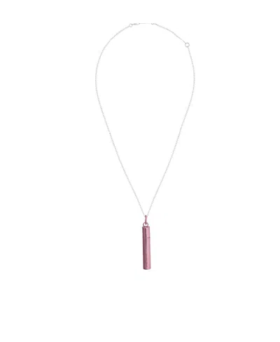 Ambush Bar Pendant Necklace In Pink