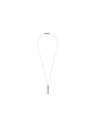 Ambush Battery-charm Necklace In White