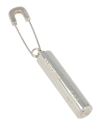 Ambush Battery Charm Single Earring In Silver