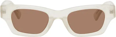 Ambush Beige Ray Sunglasses In White