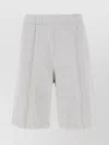 Ambush Bermuda Shorts With Central Seamed Pleat In White