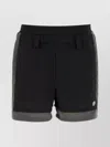 Ambush Bermuda Shorts With Elastic Waistband And Side Stripes