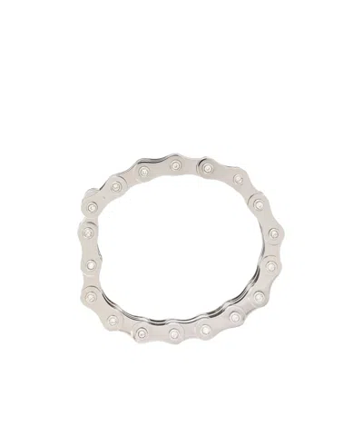 Ambush Bike Chain Bracelet In White