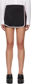 Ambush Back-pleated Track Miniskirt In Tap Shoe