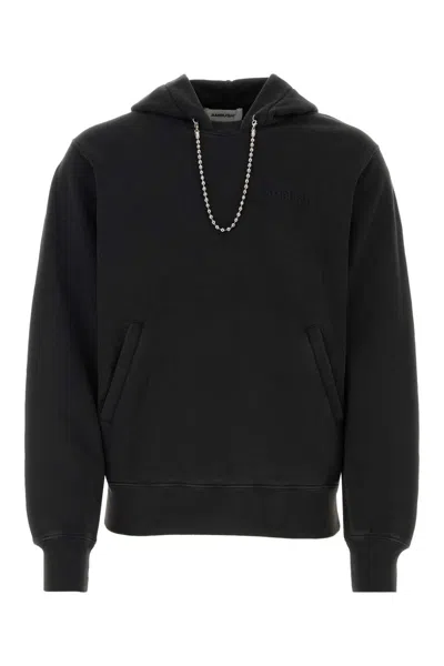 Ambush Black Cotton Oversize Sweatshirt