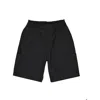 Ambush Black Cotton Shorts With Elastic Waistband In Black