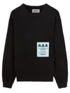 AMBUSH BLACK COTTON SWEATSHIRT