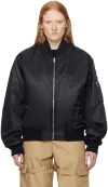 Ambush Black Patch Bomber Jacket In Black