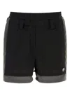 Ambush Bermuda Shorts With Elastic Waistband And Side Stripes
