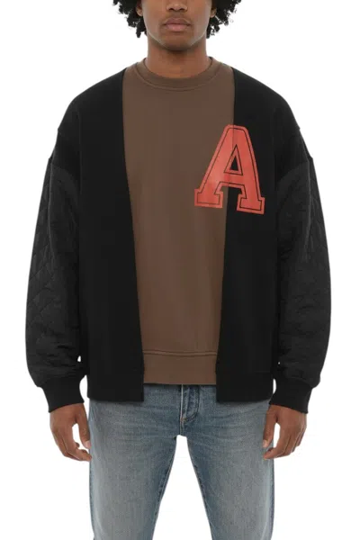 Ambush Black Relaxed Logo Sweatshirt In Multi