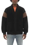 Ambush Contrast-panel Bomber Jacket In Black