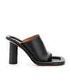 Ambush 95mm Patent Leather Cushion Mules In Black