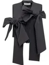Ambush Ribbon Bow Detailed Vest In Blau