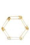 Ambush Man Two-tone Metal A Safety Pin Link Bracelet In Multicoloured