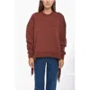 Ambush Brushed-cotton Multicord Crewneck Sweatshirt With Logo Embro