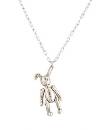 Pre-owned Ambush Bunny Charm Pendant Necklace, 22.25" In Multicolor