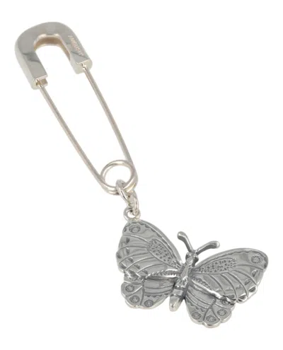 Ambush Butterfly Charm Single Earring In Silver