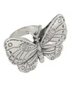 Ambush Butterfly Ring In Silver