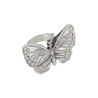 Pre-owned Ambush Butterfly Ring 'silver' | Women's Size L