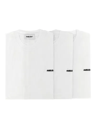 Ambush Tri-pack T-shirt In White