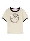 Ambush Emblem Print Cotton T-shirt In Rosado
