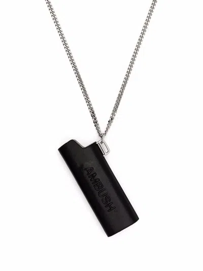 Ambush Lighter Case Pendant Necklace In Silver
