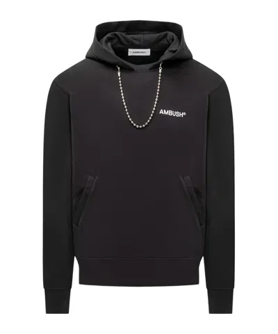 AMBUSH CHAIN-EMBELLISMENT HOODIE
