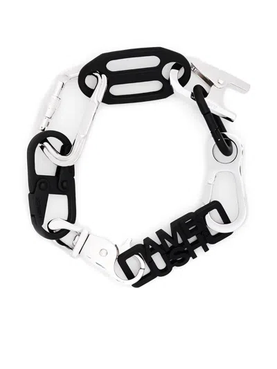 Ambush Chain-link Logo Bracelet In Black