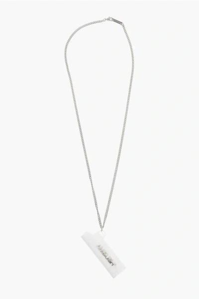 Ambush Chain Necklace With Lighter Case Pendant In Metallic