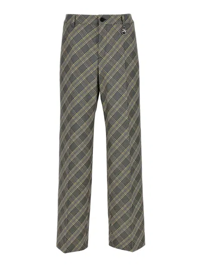AMBUSH CHECK PRINT TROUSERS POCKETS