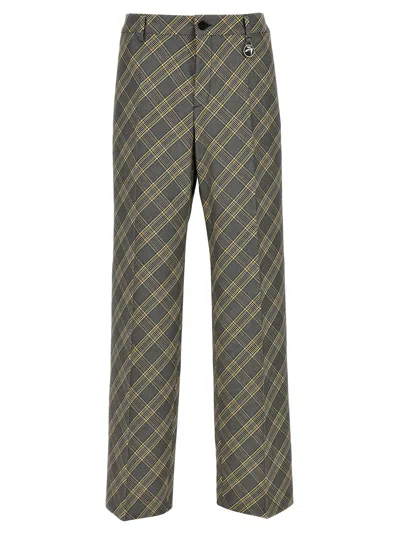 Ambush Plaid Trousers With Side And Back Pockets In Multi