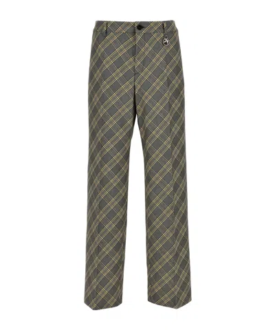 AMBUSH AMBUSH CHECKED STRAIGHT-LEG LOGO CHARM TROUSERS