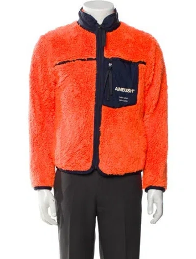 Pre-owned Ambush Colorblock Pattern Jacket In Orange