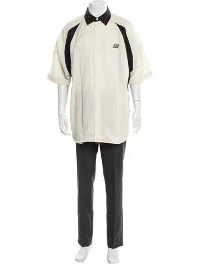 Pre-owned Ambush Colorblock Pattern Short Sleeve Shirt In Neutral