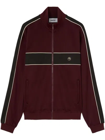 Ambush Colour-block Track Jacket In Brown