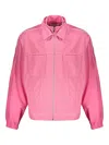Ambush Contrast-piping Utility Jacket In Pink